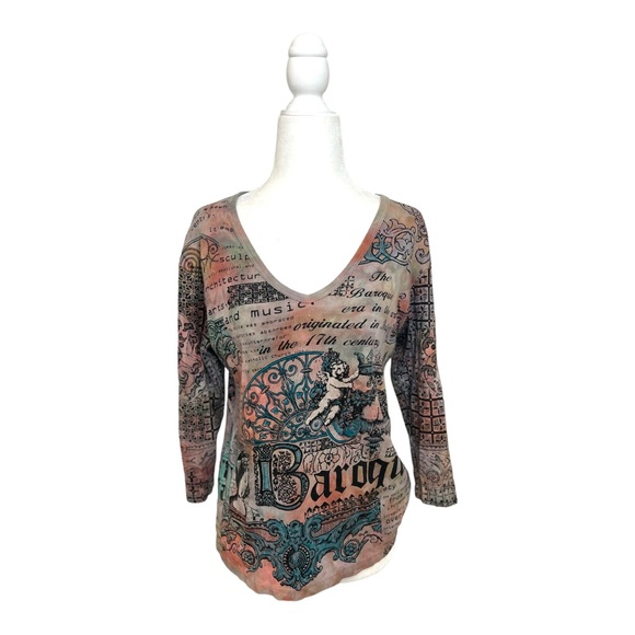 Glima baroque long sleeve tee. Large - Picture 5 of 12